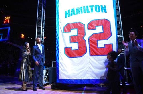Les Detroit Pistons ont retiré le maillot de Rip Hamilton !